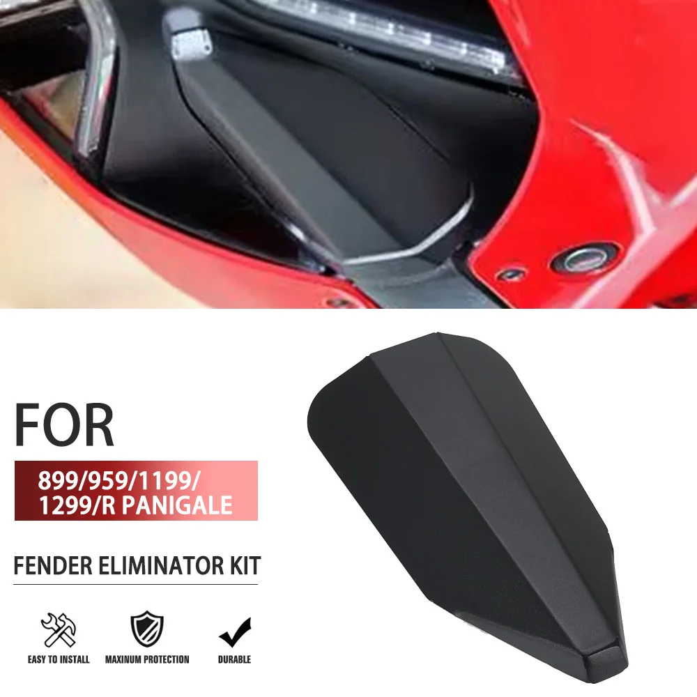 

Fender Eliminator Block Off Plate For Ducati 899 959 1199 1299 R Panigale 2012-2018 Motorcycle Rear License Plate Mount Holder