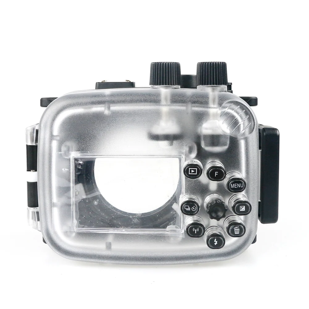 Voor Nokon J5 10Mm 10-30Mm Digitale Camera Duikkoffer Onderwater Waterdichte Behuizing Transparante Waterdichte Afdekking