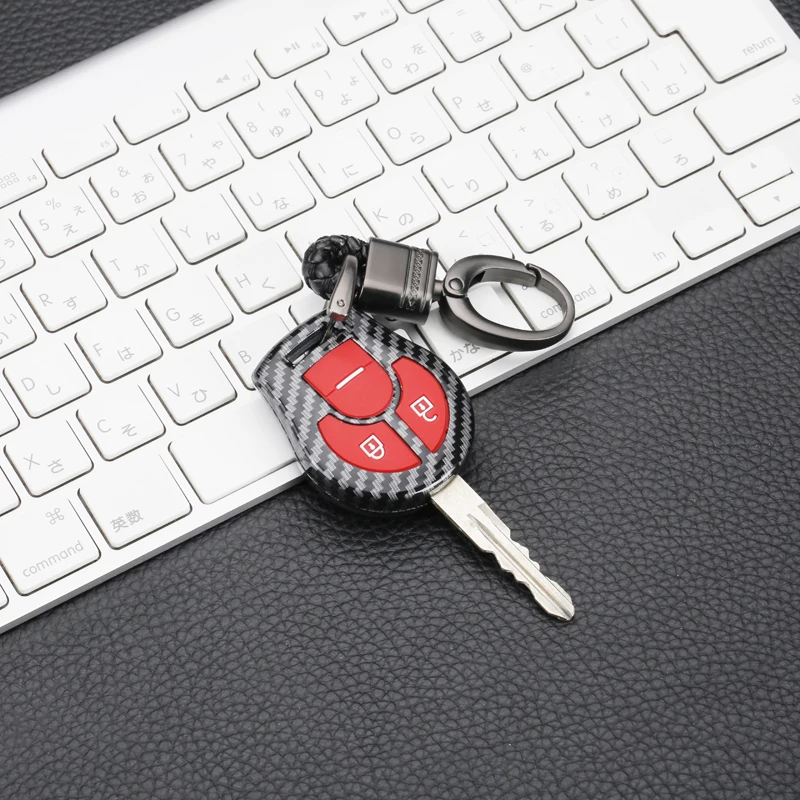 2 3 4 Buttons Carbon ABS Car Key Case Shell for Nissan March Tiida Altima Armada Cube Juke Maxima Pathfinder Rogue Cover Fob