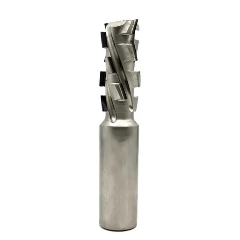 Diamond Spiral Milling Cutter PCD Corn End Mill Engraving Slotting Tool for Silicate Board Anti-Bite MDF Solid Wood