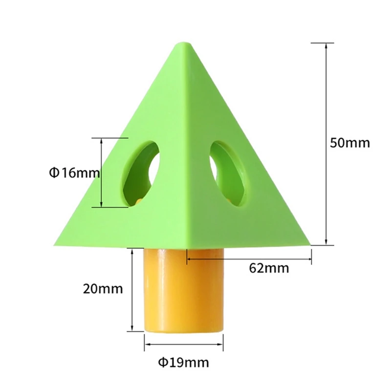 1 conjunto de suporte de pintura para carpintaria, suporte triangular de plástico para carpintaria