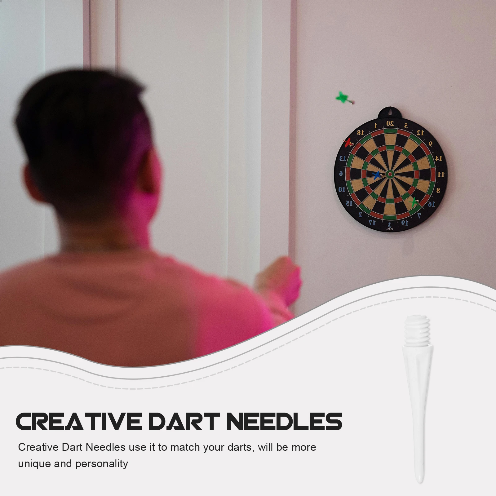 

50pcs Dart Accessories Replacement Points Soft Needles Plastic Practical Sports Toy Wear Resistant Tips