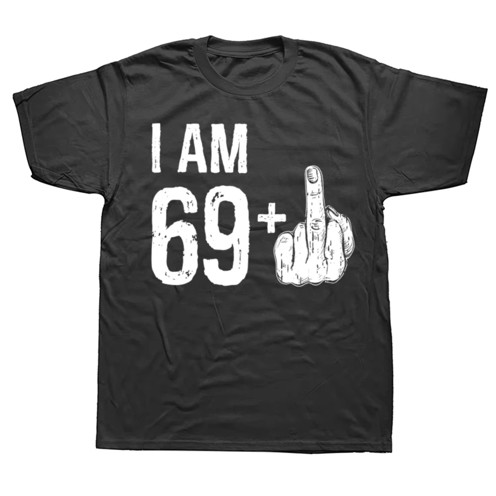 70th 70 Opa Oma Lustige Geburtstag Grafik T-shirts Männer frauen Mode Casual T-shirt 100 % Baumwolle Lose Übergroßen T Shirt