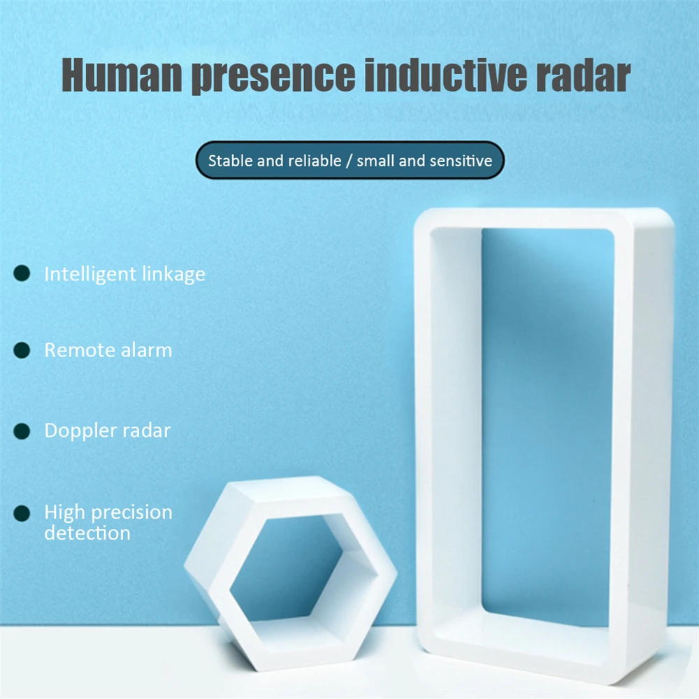 Tuya Smart Human Presence Detector doppler Detection Sensor Photometric Smart Life Home Security Alarm System