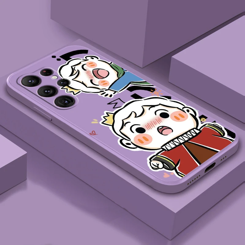 جراب بحبل سائل لطيف لسامسونج غالاكسي ، بي-بوججي ، كي كينج ، آر-لواد ، S24 ، S23 ، S22 ، S21 ، S20 FE ، S10 الترا بلس لايت ، 5 غ ، تبو