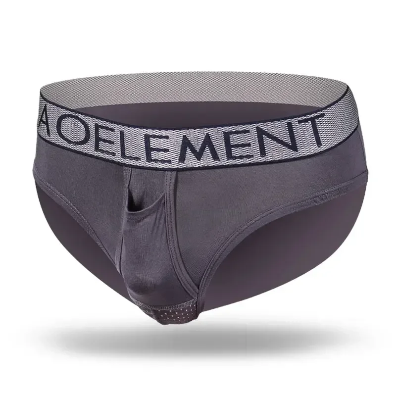 5PCS Bullet separating scrotum support panties men's briefs breathable varicocele U convex pouch