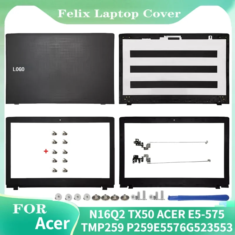 

Laptop Covers New For Aspire E5-575 E5-575G E5-575T E5-575TG E5-576G E5-523 E5-553 N16Q2 15.6inch Plastic Parts Repair Black