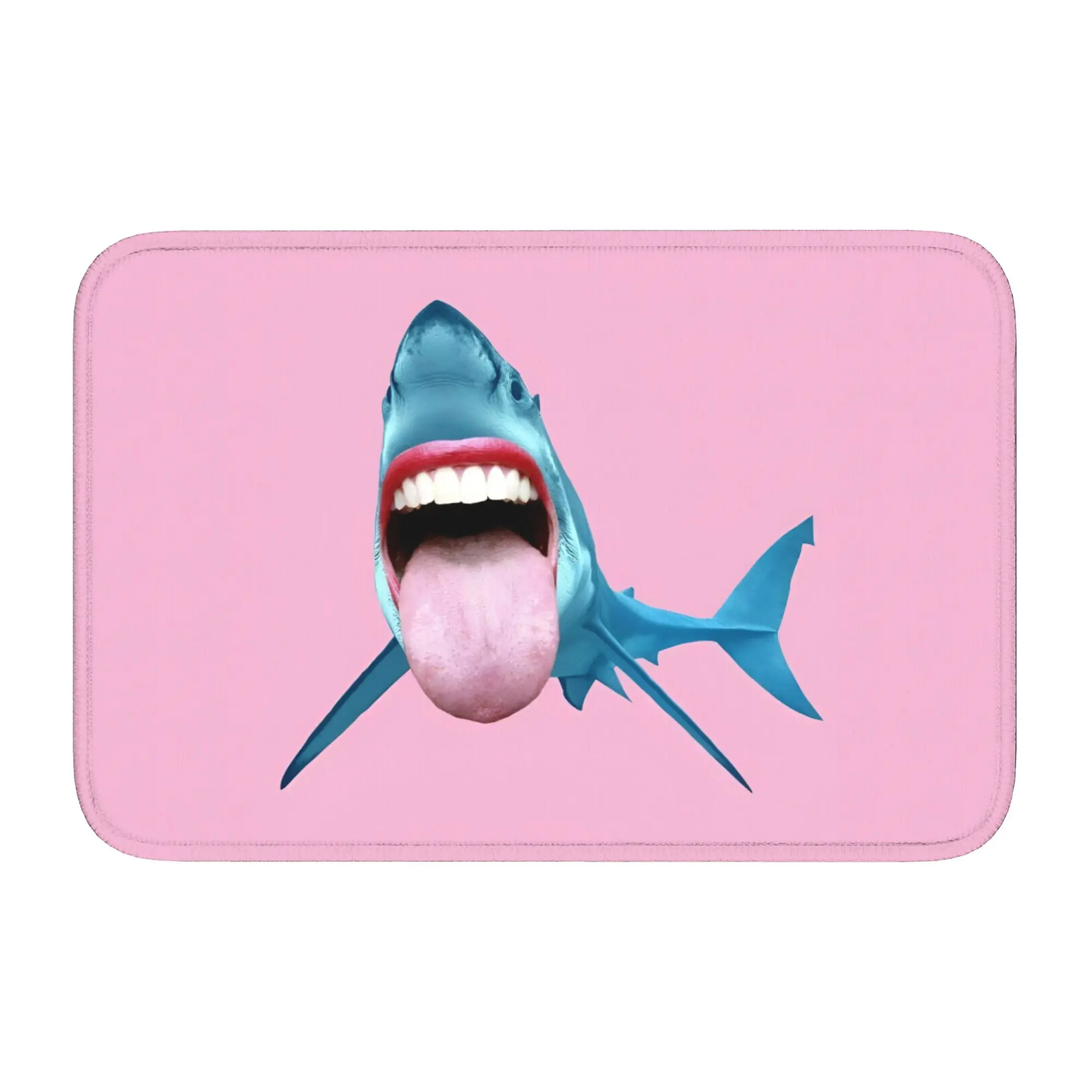 3D Illusion Fish Shark Floor Door Kitchen Bathroom Mats Anti-Slip Indoor  Doormat Garage Living Room Entrance Rug Carpet Footpad