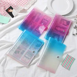 Sharkbang Rainbow Glittering & Transparent 3 Inch Binder Photo Album A6/A5 DIY Binder Cover Photo Card Holder De Photos