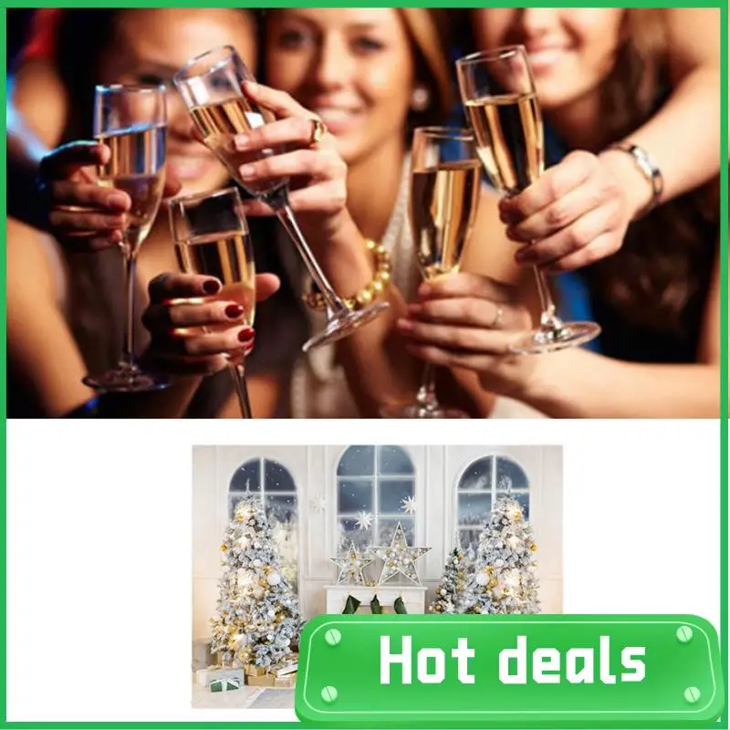 

210X150cm Christmas Background Cloth Snowflake Party Decor Holiday Children Photography Background Cloth, E Durable Easy Install