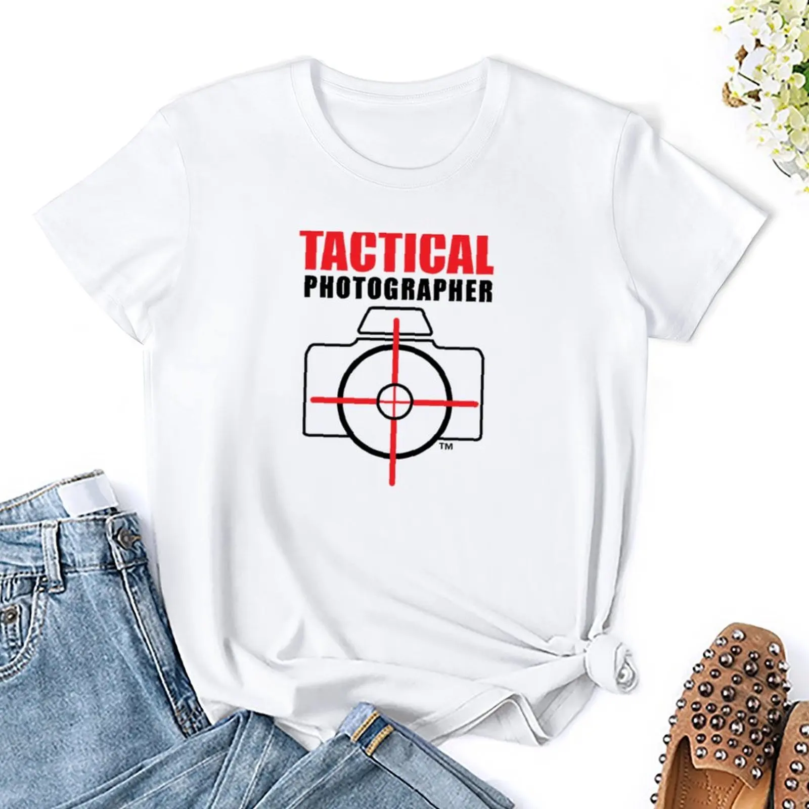 Tactical Photographer Logo - Version 1 T-shirt cute tops oversized clothes for Women