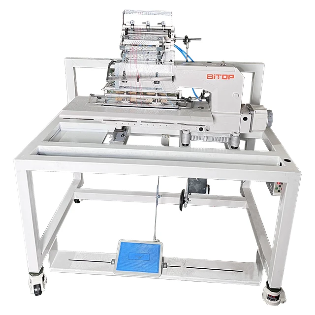 BT-1071PSSM KANSAI Type Flat Bed 71Needle Elastic Shirring and Smocking Machine(1012PSSM-1050PSSM) Multi Needle Sewing Machine