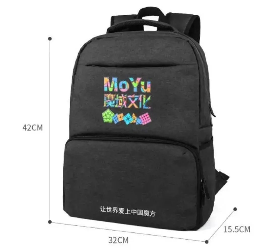 Mochila Moyu, mochila profesional negra para rompecabezas, cubo mágico 2x2 3x3x3 4x4 5x5 6x6 7x7 8x8 9x9, juego de juguetes de todas las capas