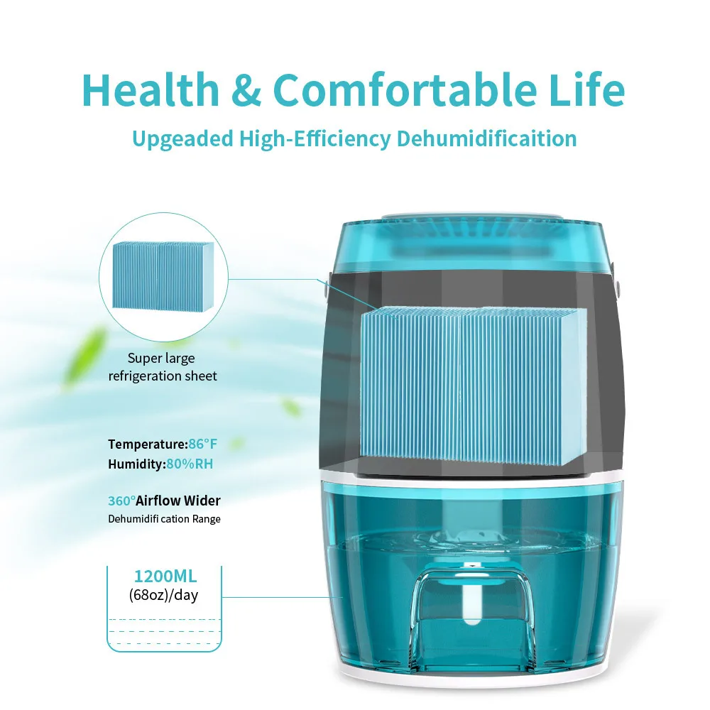 เครื่องลดความชื้นในร่มเครื่องเป่าในครัวเรือนความชื้นและป้องกันความชื้นเครื่องลดความชื้นขนาดเล็กเหมาะสําหรับตู้ห้องขนาดเล็ก