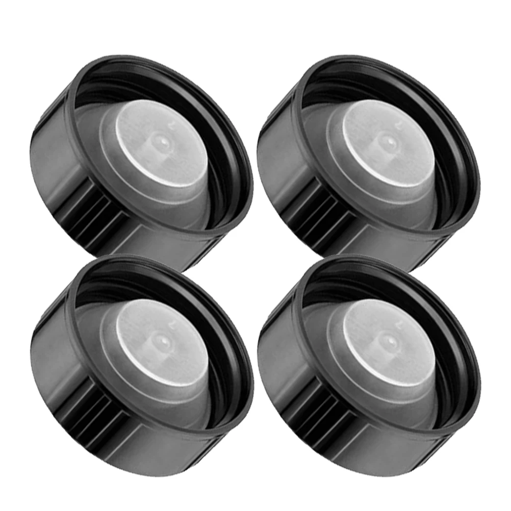 

4pcs Cover 38-400 Screw Caps Bottle Lids High Temp Resistant Airtight Seal Plastic Cone Cap