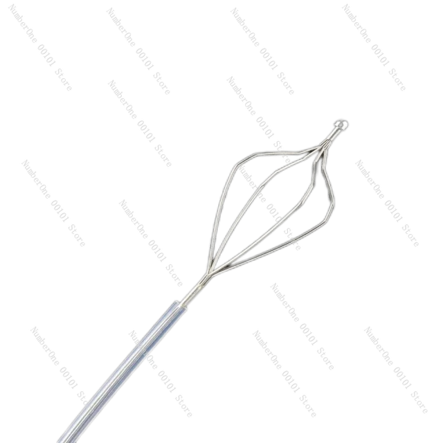 Disposable 1.4x800mm gastrointestinal Endoscopic retrieval bag stone extraction basket