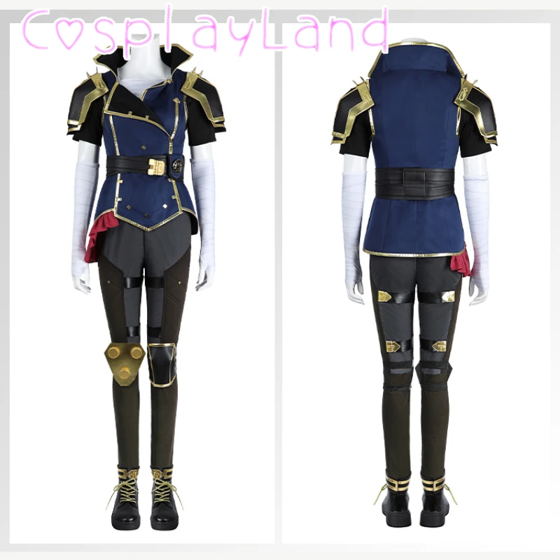 

Legends2 Vi Cosplay Costume Women Game Suit LOL Outfit Arcane Vi Costumes with Accessories Full Set Halloween Christmas Uniform