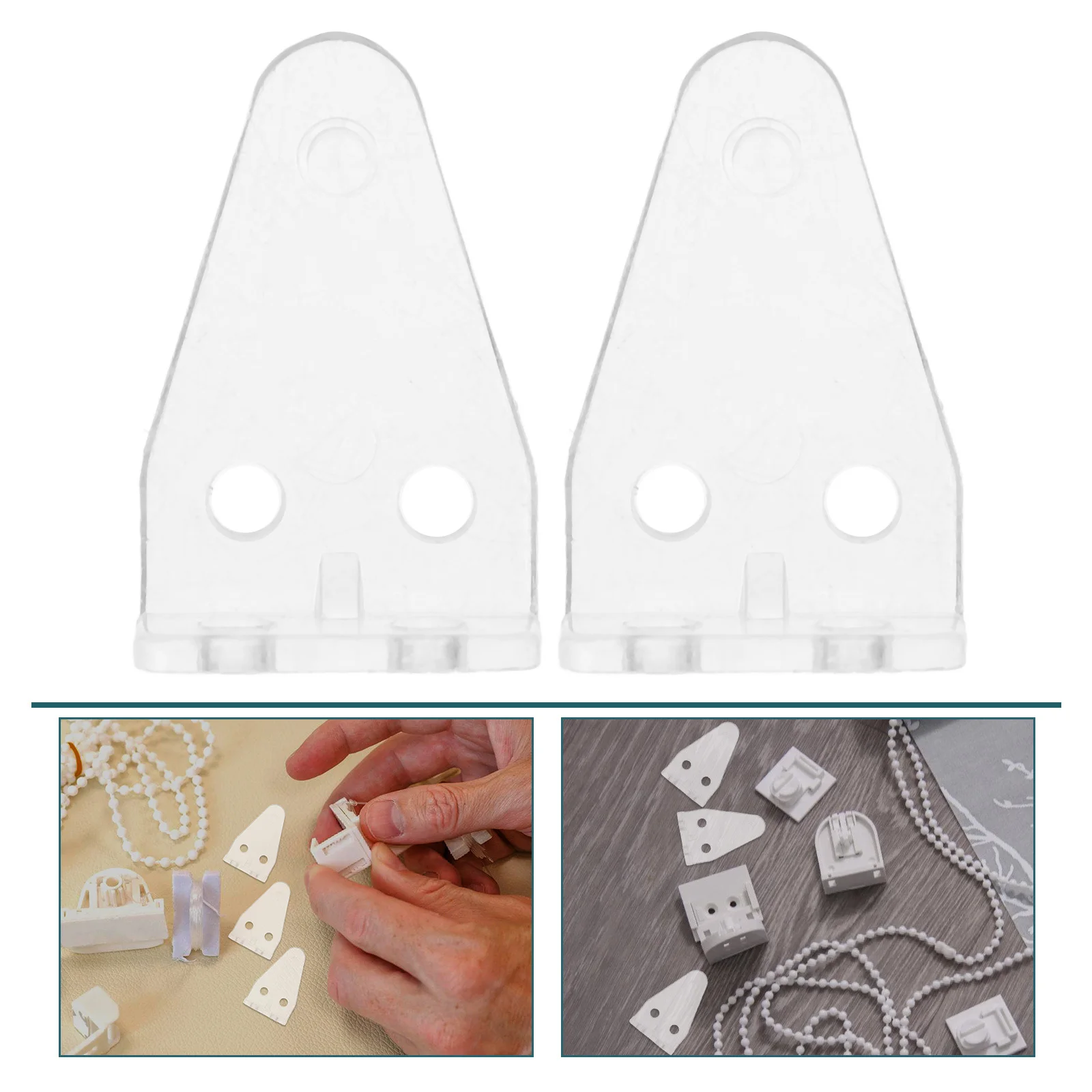 

10 Pcs Shutter Bracket Blinds Bottom Fittings Clips Brackets Hold down Downs Securing