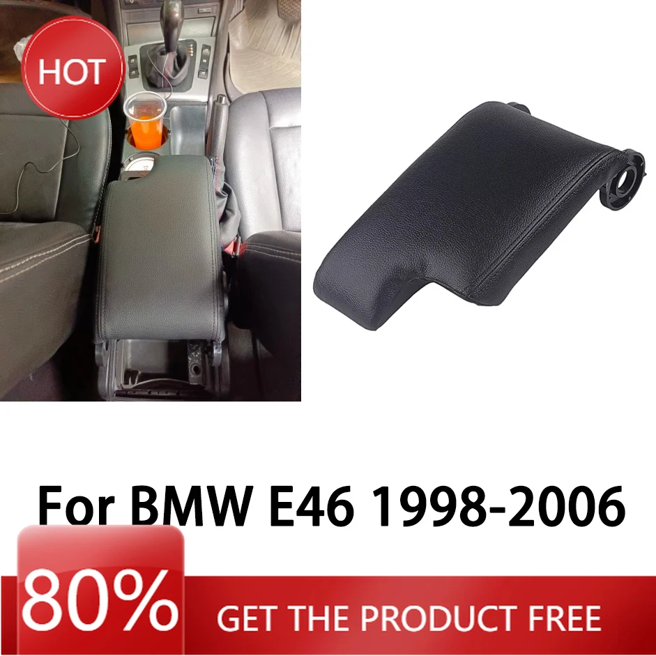 

Гоночные грили, комплект чехлов на подлокотник центральной консоли автомобиля для BMW E46 1998-2006, подлокотник из волокнистой кожи, левый водитель, автомобильный