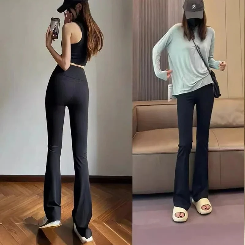 

Yoga Flared Pants Women High Waisted Outer Pants Hip Lifting Sweatpants