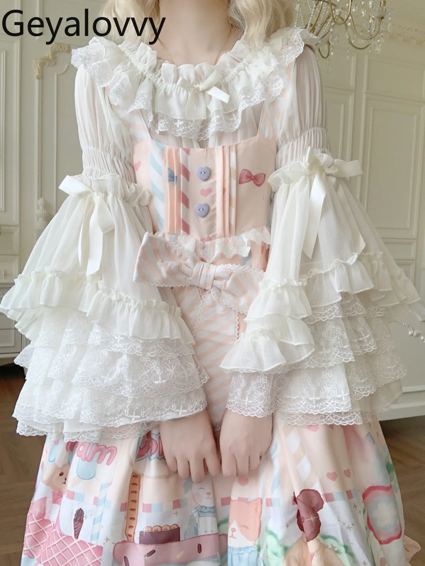 

Женские топы в стиле Лолита с открытыми плечами и воротником, весенне-летние рубашки с короткими рукавами, однотонные элегантные блузки для женщин