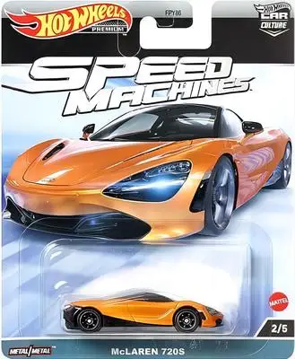 Original Hot Wheels Premium Car Culture Speed Machines Diecast 1/64 Vehicles McLAREN Pagani Zonda R Kids Boys Toys for Children