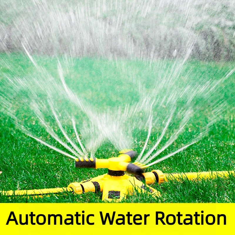 Household 360-Degree Rotating Spray Automatic Watering Sprinkler for Garden Irrigation, Field and Lawn Watering; Connectable Spr