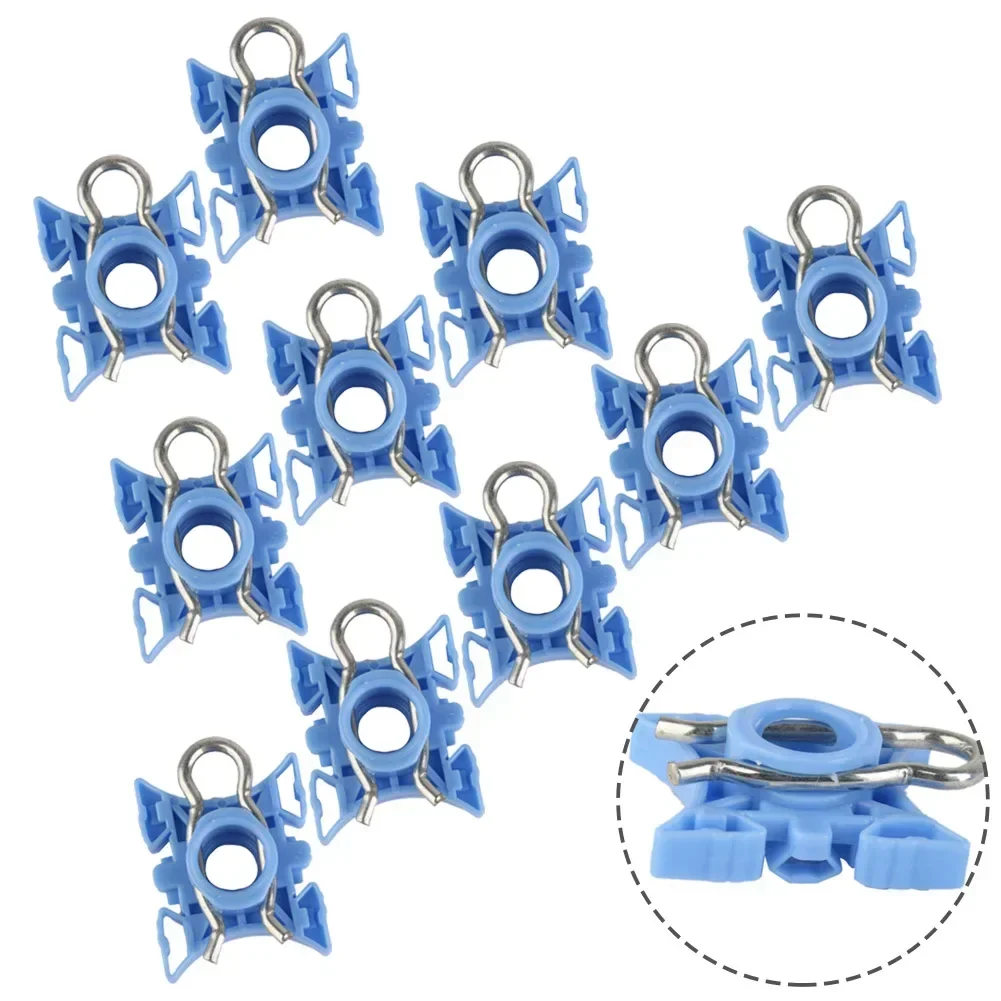 10Pcs Window Regulator Sliding Pivot Clips Auto Fastener Clip For BMW E32 E34 E36 Z4 513219388849 Roller Lifter Clips NEW