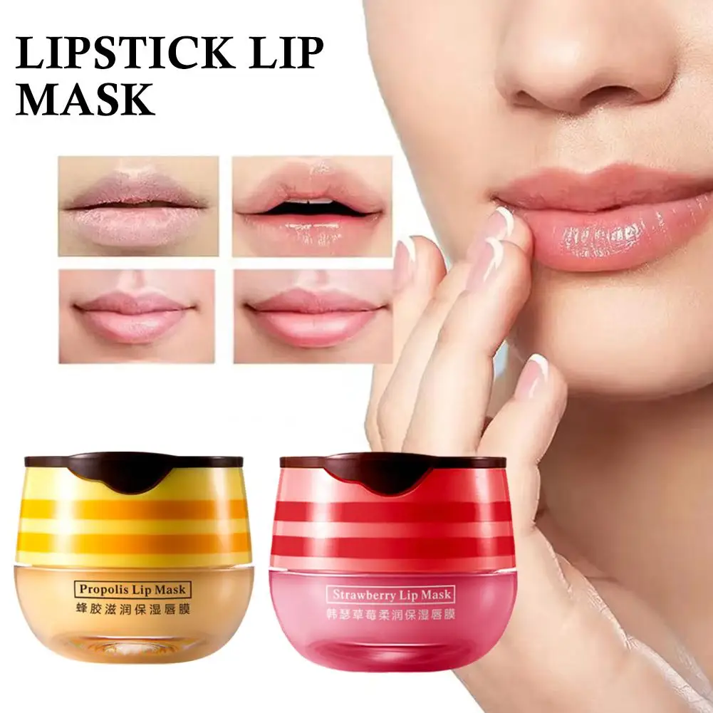 Jelly Lip Balm Fruite Fragrance Moisturizing Lip Gloss Mask Base Makeup Fades Lips Lines Anti-Cracking For Lip Care Lipstic B8R3