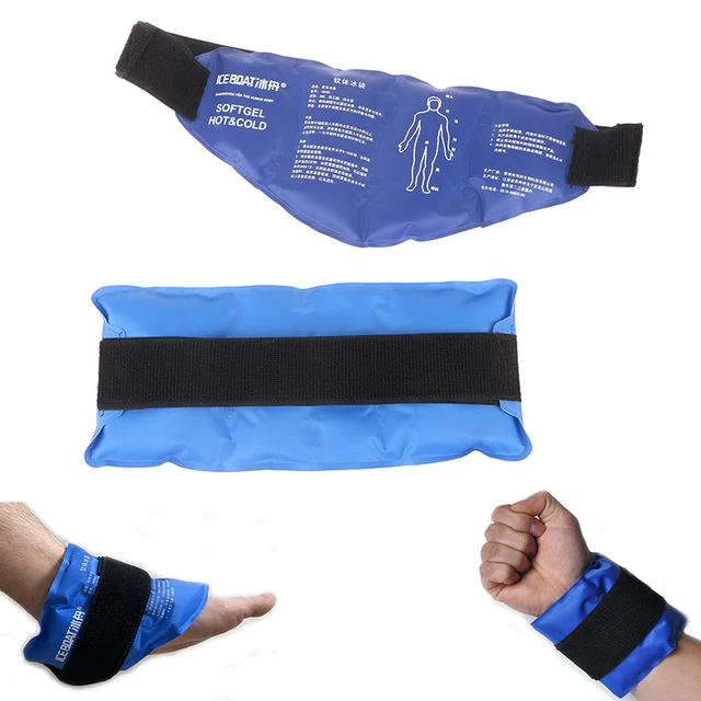 Orteza kostki Ice Pack Wrap na urazy Gorąca terapia zimnem Żel wielokrotnego użytku Zimne opakowanie Wsparcie kostki łagodzące ból Skręcenia