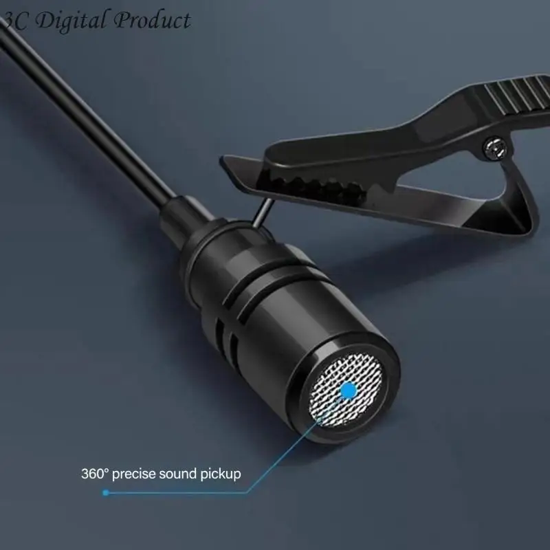 Зажим на вещательный микрофон для подкастов прозрачная трансмиссия 6 часов регулируемой частоты ЖК -экрана металлический корпус