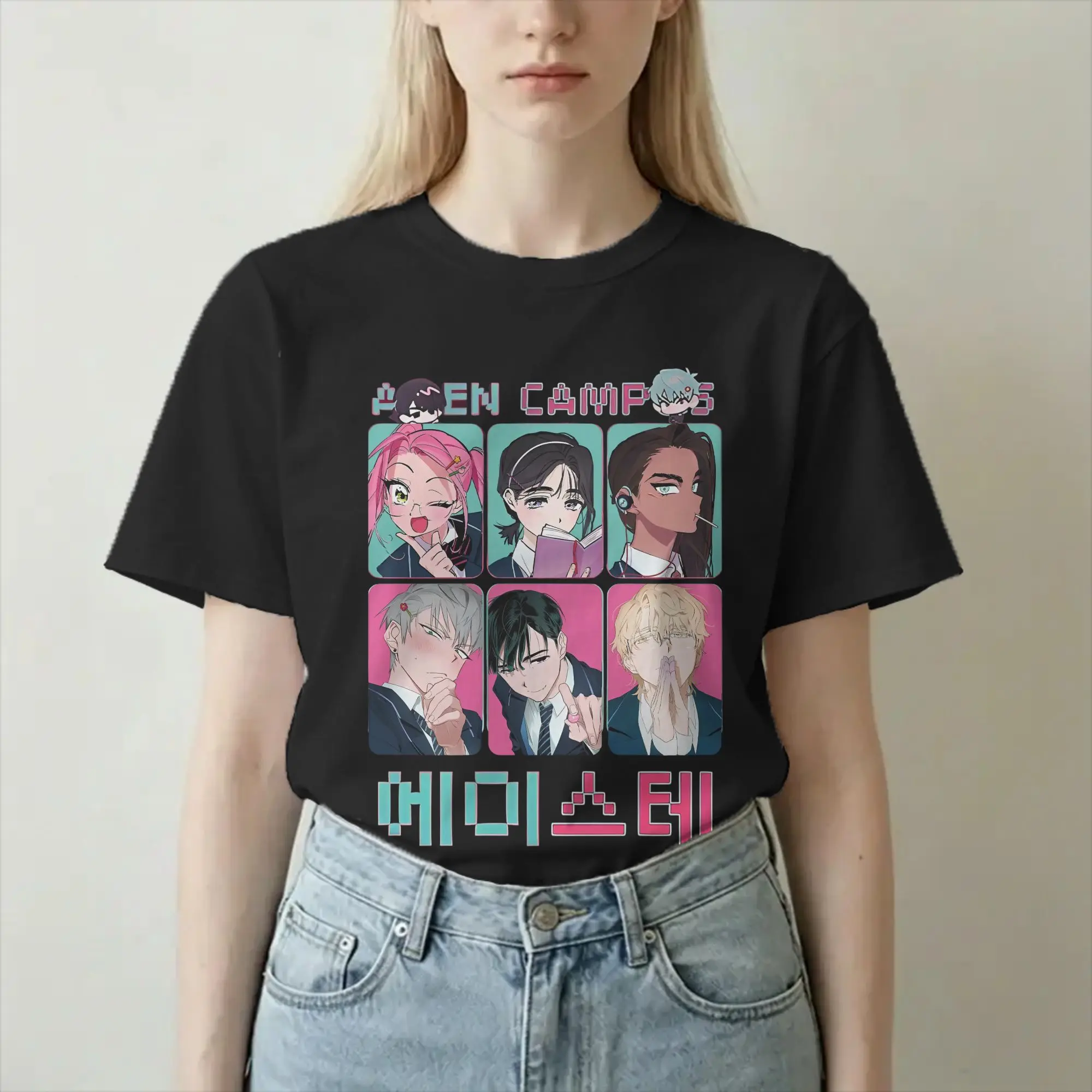 Men Women's T-Shirt Alien Stage Anime Fashion Pure Cotton Tees Short Sleeve Mizi Sua Till Ivan Hyuna Luka T Shirt O Neck Tops