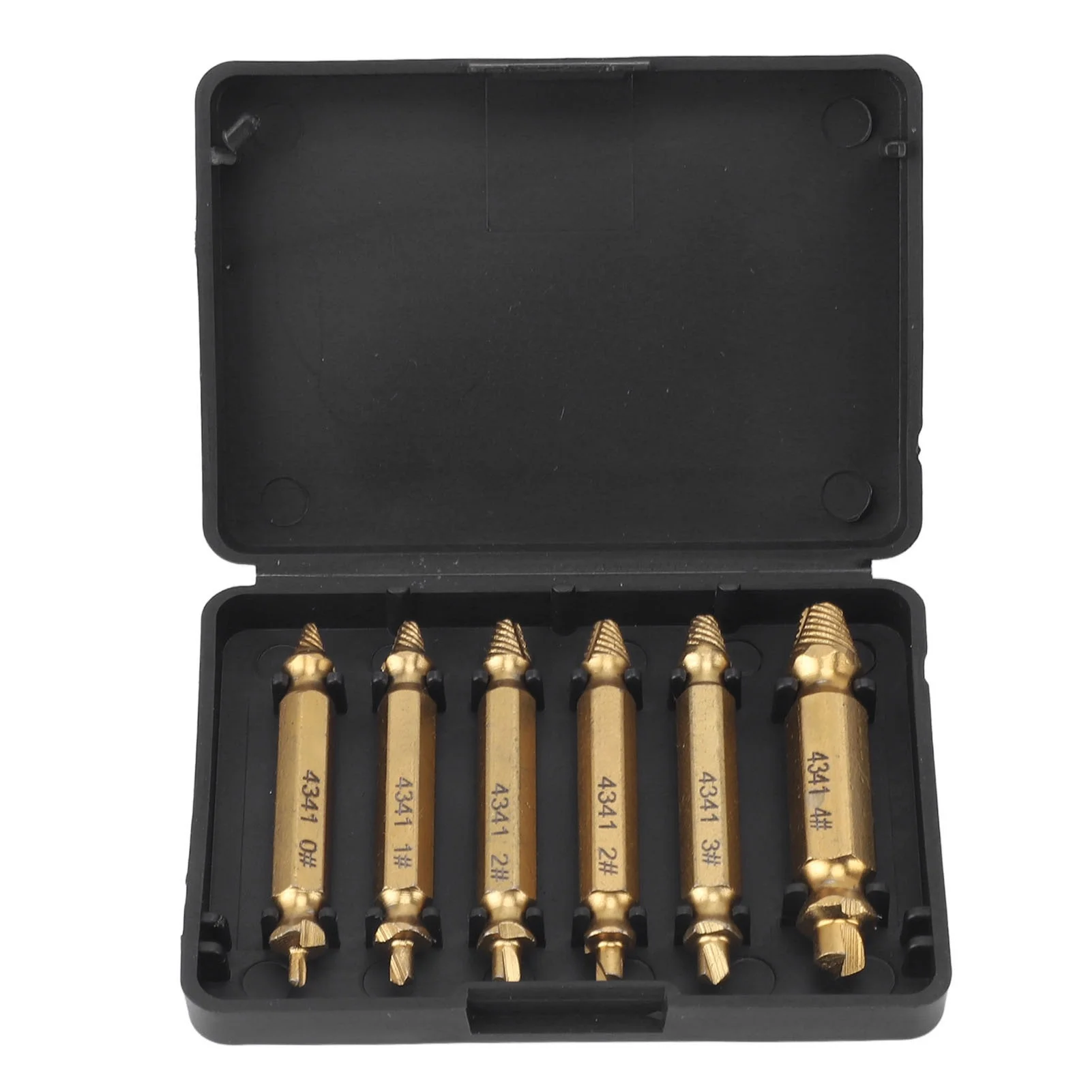 Damaged Screw Extractor Set Broken Stripped Remover Screws Removal Tool HSS Nuts Bolts Drill Bit Tools