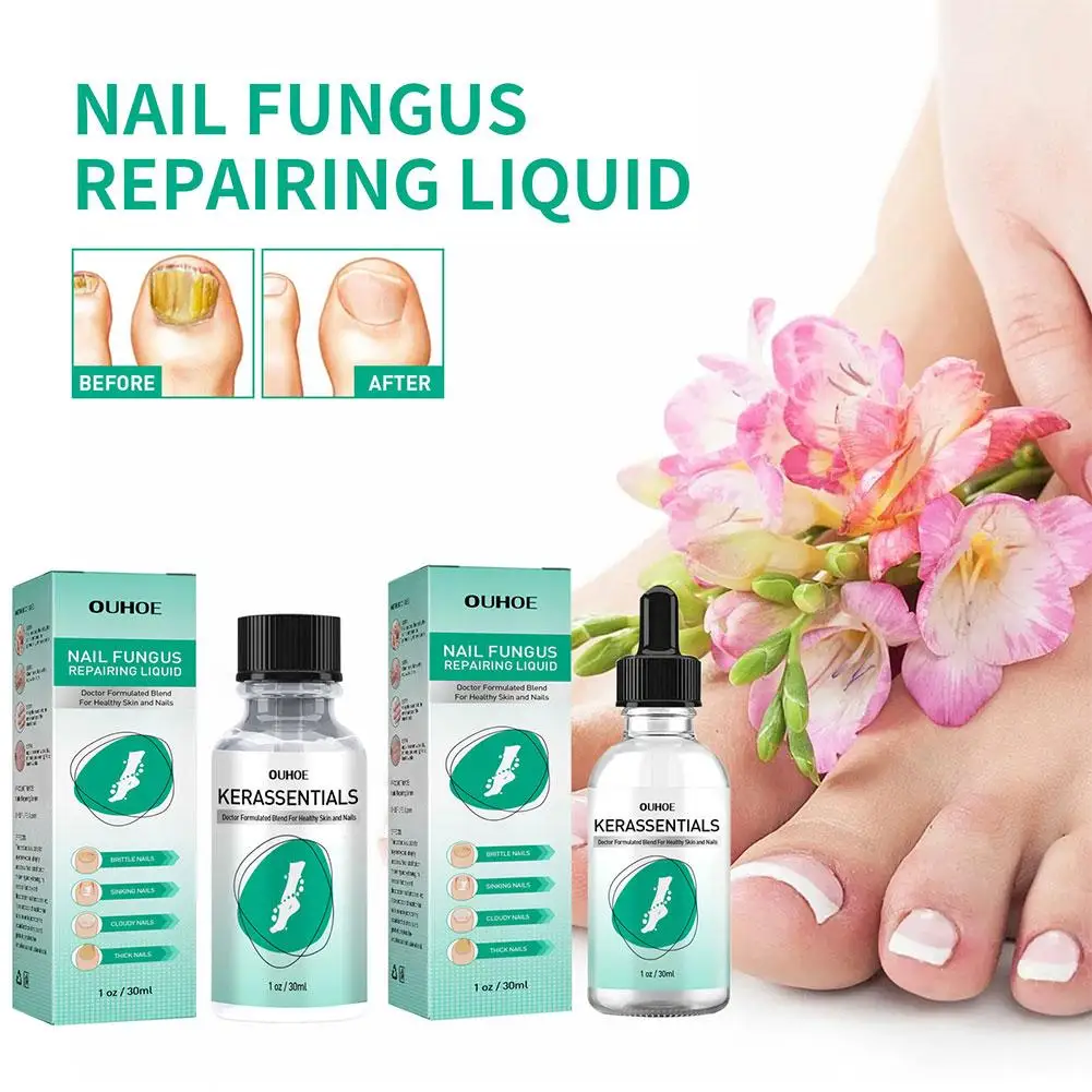 OUHOE Nail Strengthener Nail Hardener Hands Care Solution Nail Cuticle Nutrient Oil Nourishes and Repairs Damaged Nails Solution