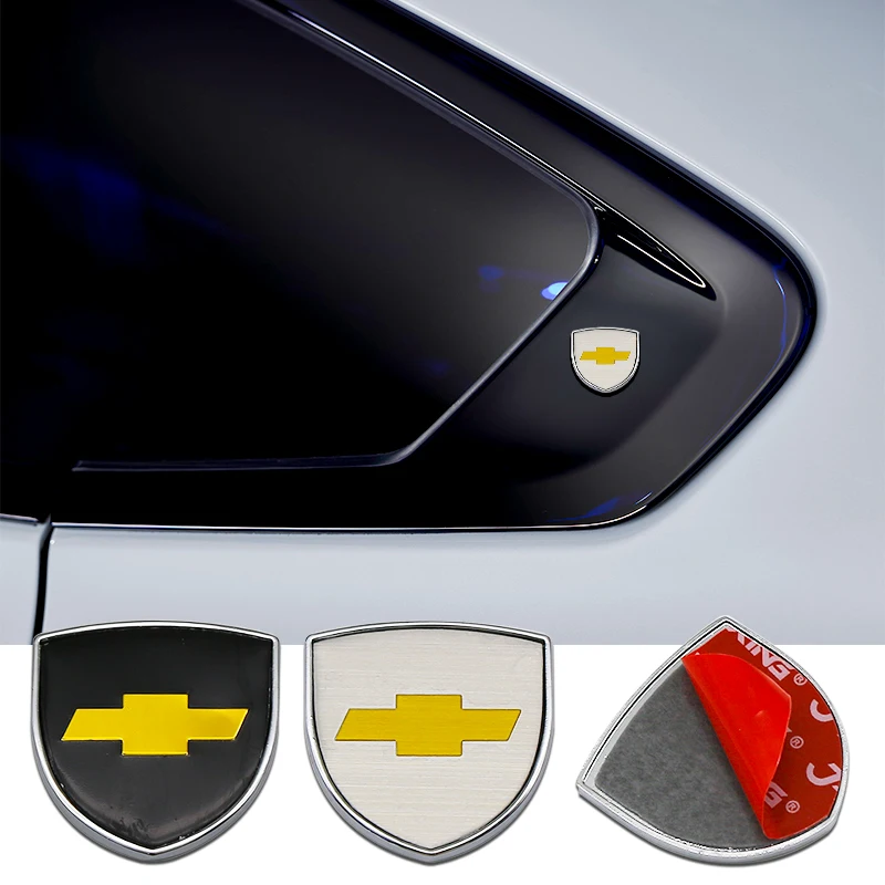 

3D металлическая наклейка на боковое крыло автомобиля, значок из сплава, авто логотип, наклейки на задний багажник для Chevrolet Malibu AVEO Corvette CRUZE EQUINOx IMPALA