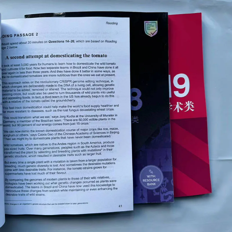 3Book/set Cambridge English IELTS17-19  Academic Speaking Listening Reading Writing Study Book Workbook Authentic Practice Tests