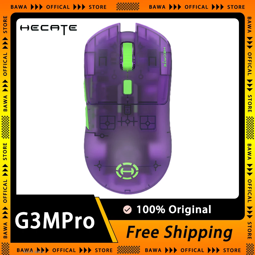 edifier hecate g3m pro tri mode mouse paw3395 sem fio bluetooth leve e sports acessorio gamer computador pc presente 01