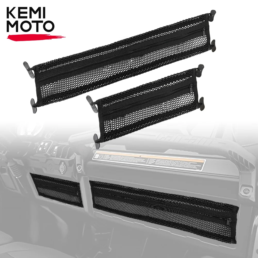 Defender HD8 HD10 UTV KEMIMOTO Dashboard Dash Storage Basket And Nets for Can-Am Defender HD8 HD10 MAX 2016-2023 715003129