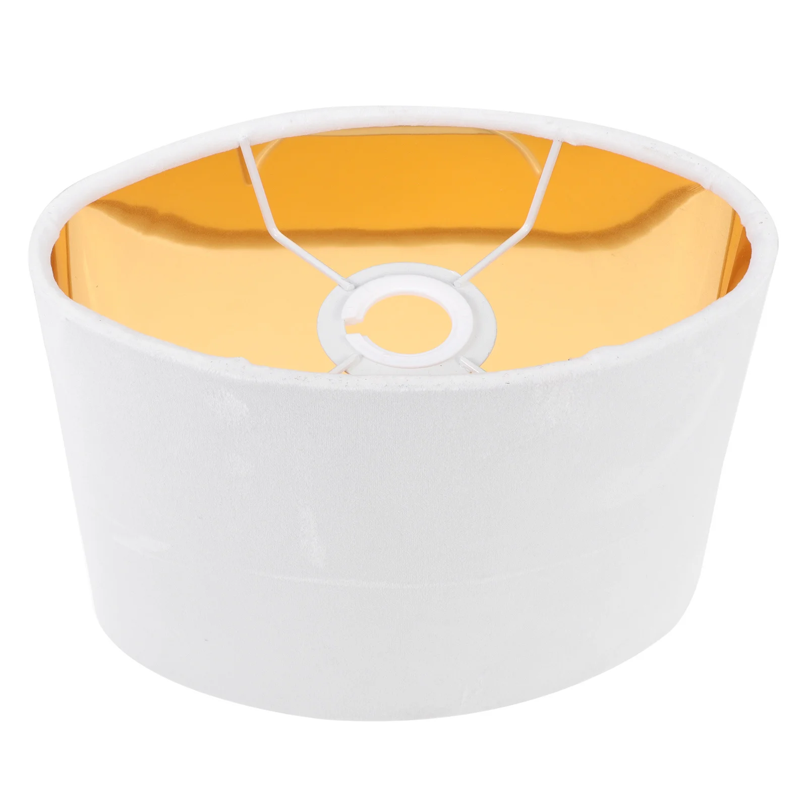 

1Pcs Simple Cloth Lampshade Oval Cover for Table Floor Bedside Lamp Stable Structure Easy to Install Practical Light Cover
