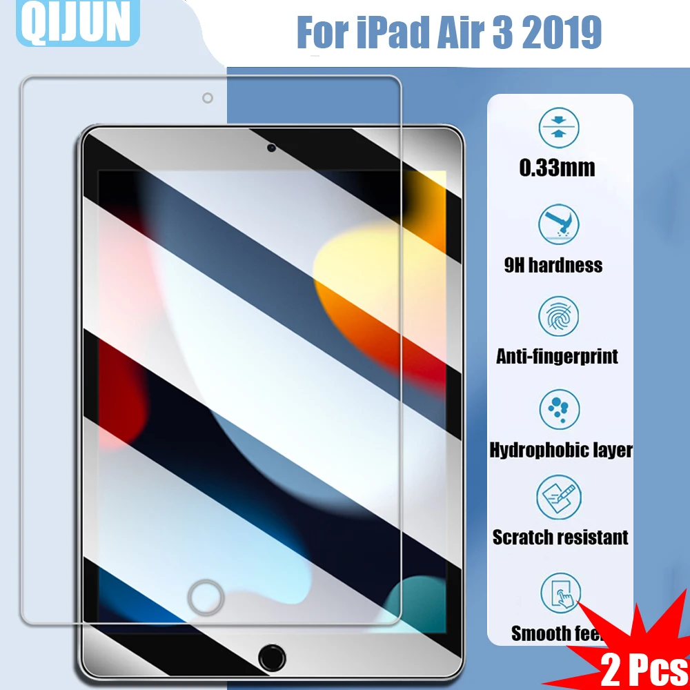 

Tablet Tempered glass film For iPad Air 3 2019 10.5“ Air3 Explosion proof and scratch resistant waterpro 2 Pcs A2153 A2152 A2123