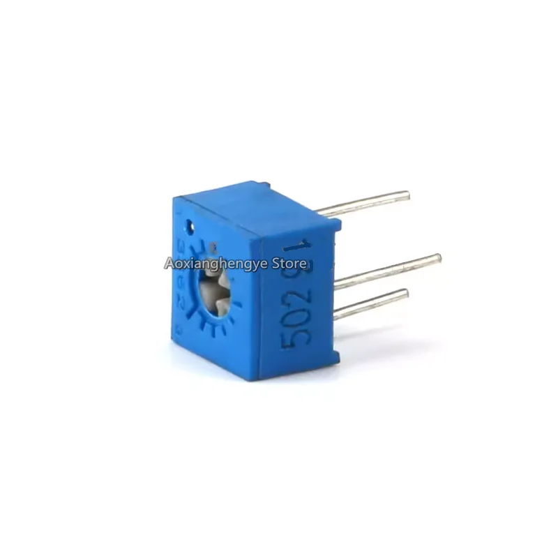 20pcs 3362P Single-turn Precision Adjustable Resistor/Potentiometer 50R 100R 200R 500R 1K 2K 5K 10K 20K 50K 100K 200K 500K