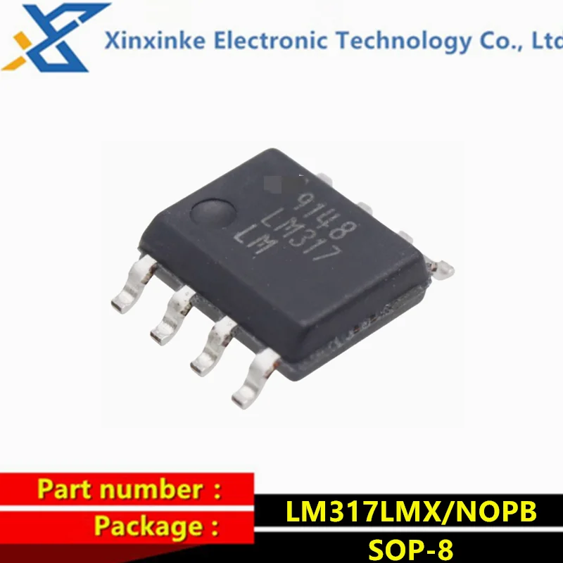 

10PCS LM317LMX/NOPB SOIC-8 LM317LM Linear Voltage Regulators 3-Terminal Adjustable REG Power Management ICs Brand New Original