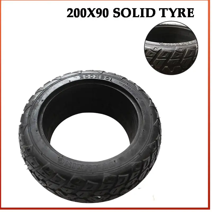 200x90 solid tubeless tire, 8 inches, suitable for electric scooters, non inflatable tires for electric scooters