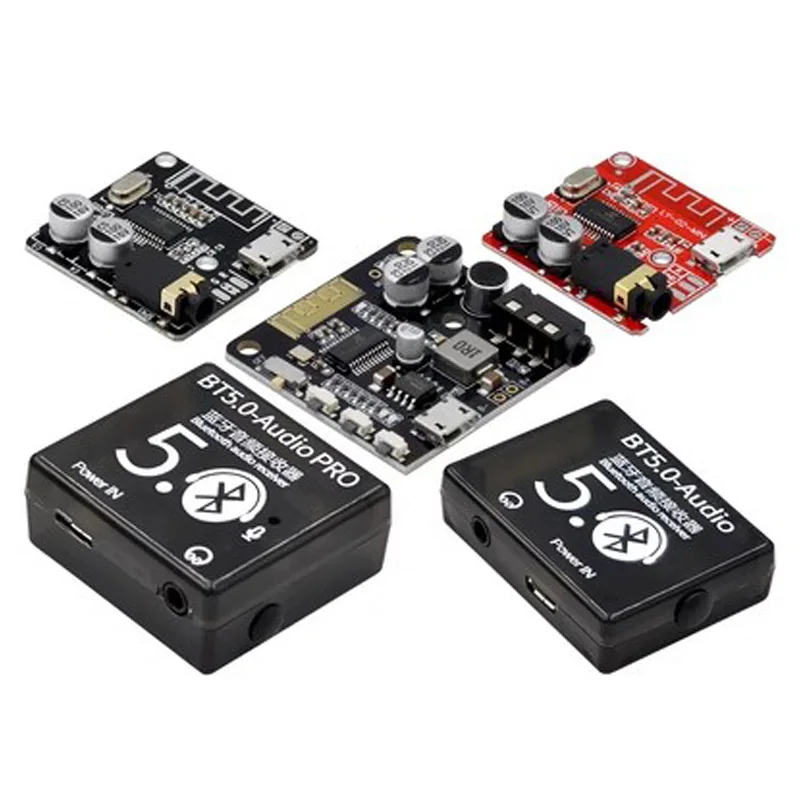 Bluetooth 5.0 Decoder Board Audio Receiver BT5.0 PRO MP3 Lossless Player Wireless Stereo Music Amplifier Module With Case