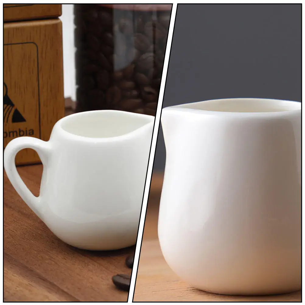 3Pcs Milk Jug Set Ceramic Honey Storage Jugs Household Jam Pots Multipurpose Sauce Cups Kitchen Containers Coffee Sugar Storage view 6