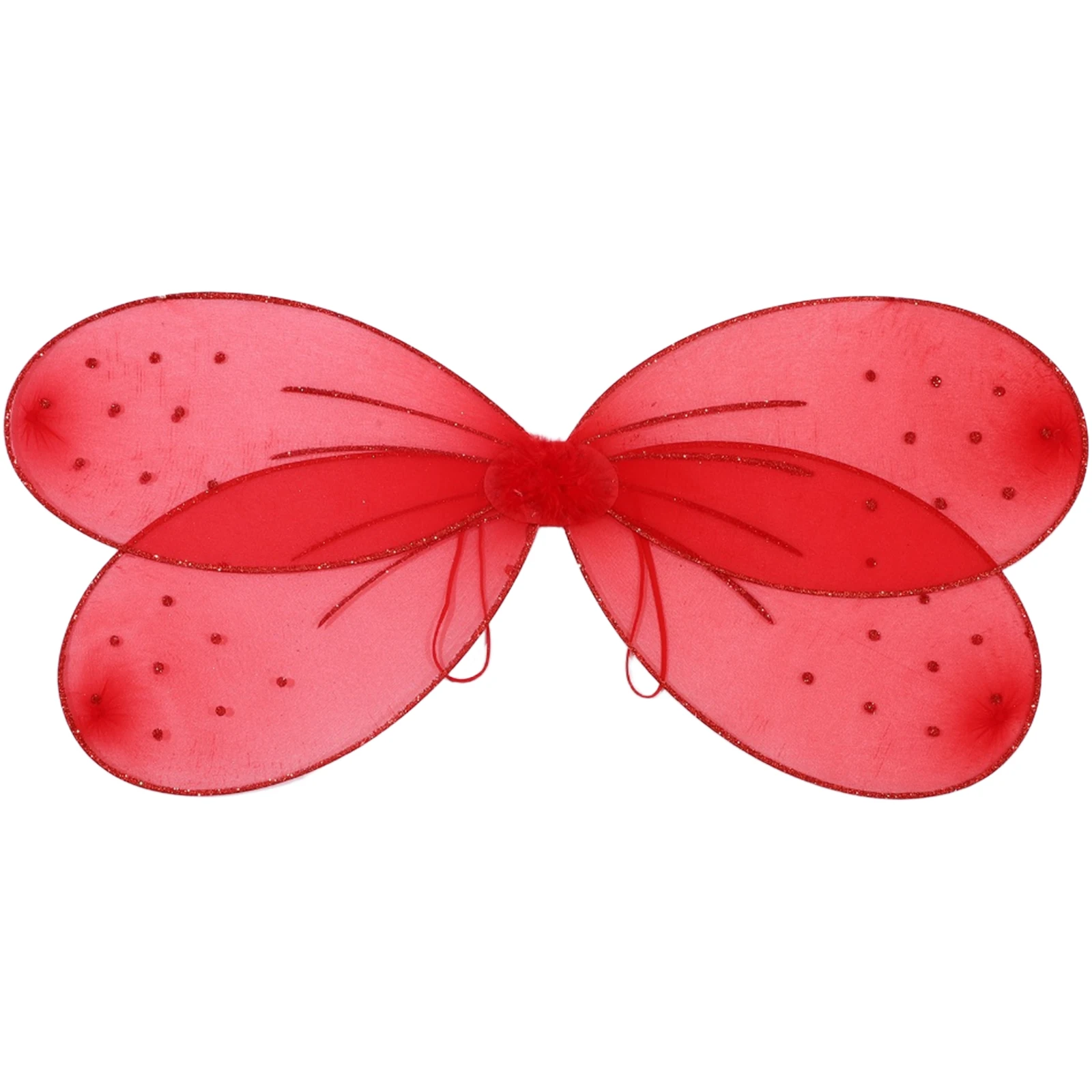 Vrouwen Sparkly Vlinder Fee Vleugels Halloween Kostuum Accessoire Themafeest Fotografie Cosplay Props Elastische Band Mesh Vleugels