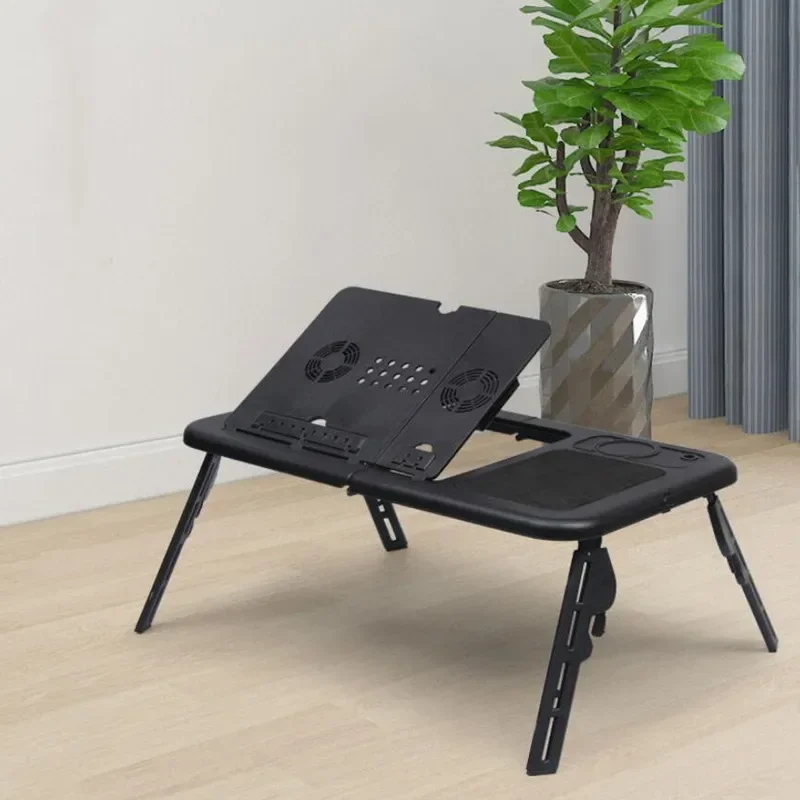 Folding Laptop Desk Adjustable Computer Table Stand Foldable Table Cooling Fan Tray For Bed Sofa Notebook for Computer Table