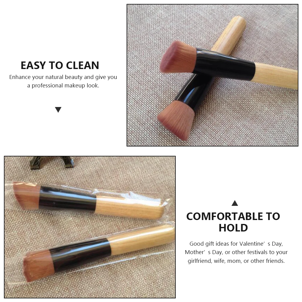 3-delige borstelset voor vrouwen Professionele make-uptools Poeder Blush Oogschaduw Toepassing Make-upaccessoires