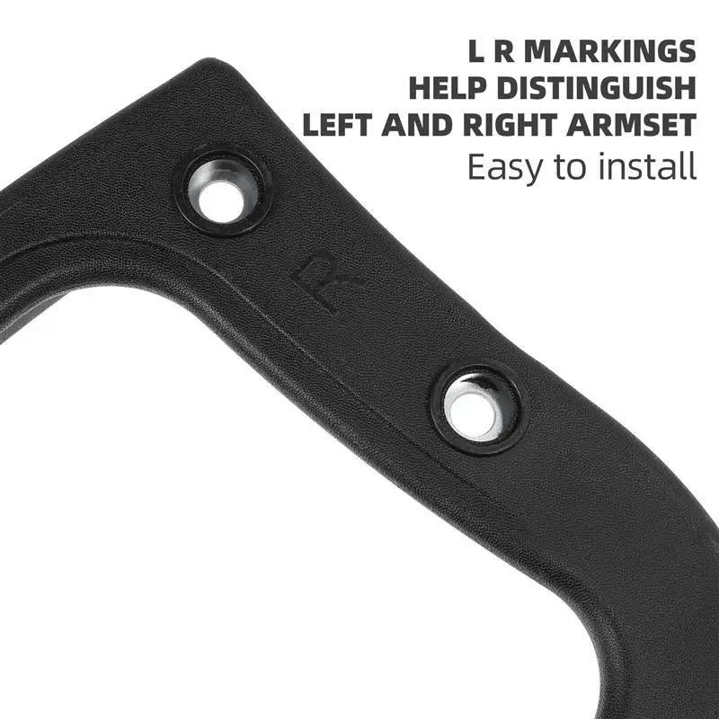 2pcs Replacement Office Chair Arm Surrounding Rings Arm Circles Rack Plastic Office Gaming Arm Rest Accessories NEW