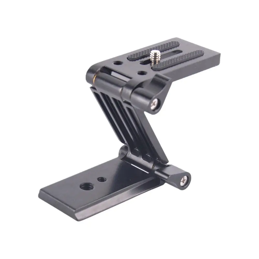 Universal Z Shaped Mount Bracket Tripod Head Quick Release Plate Mount For Monopod Slider Rail Cage Rig Stabilizer Phone Holder